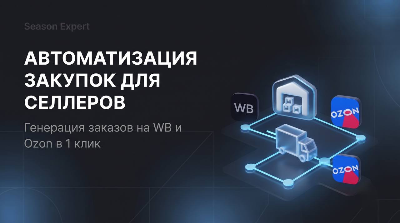 Генерация заказов в 1 клик: автоматизация закупок на WB и Ozon